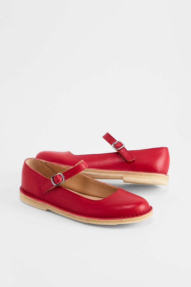 Clarks Originals Red Ballerina Shoes #1