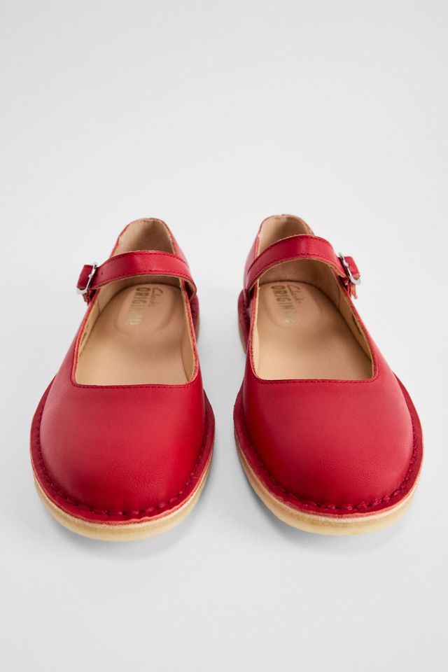 Clarks Originals Red Ballerina Shoes #3