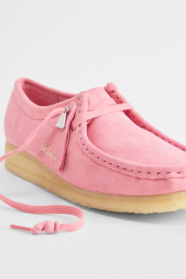 Clarks Originals Pink Suede Wallabee Shoes #3