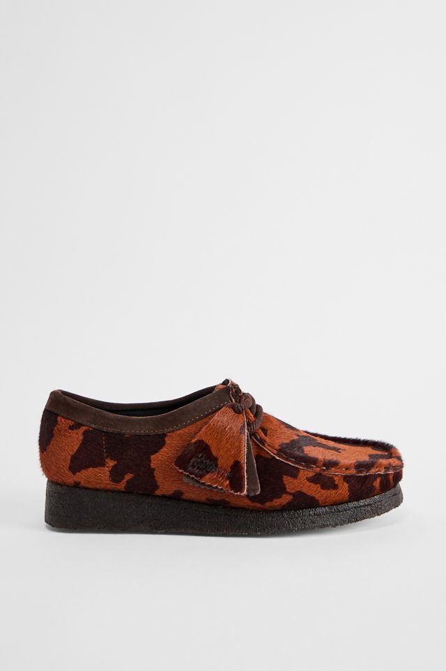 Zapatos Clarks Originals Wallabee Estampado de Vaca Marrón #2