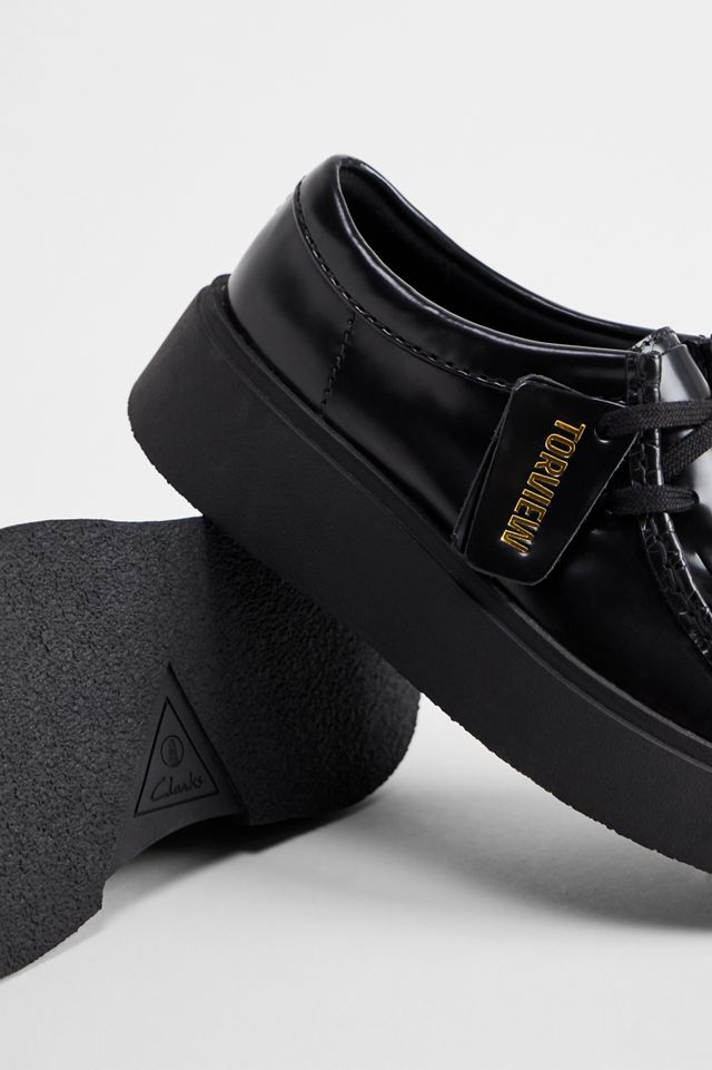 Clarks Originals Black Torview Leather Shoes #4