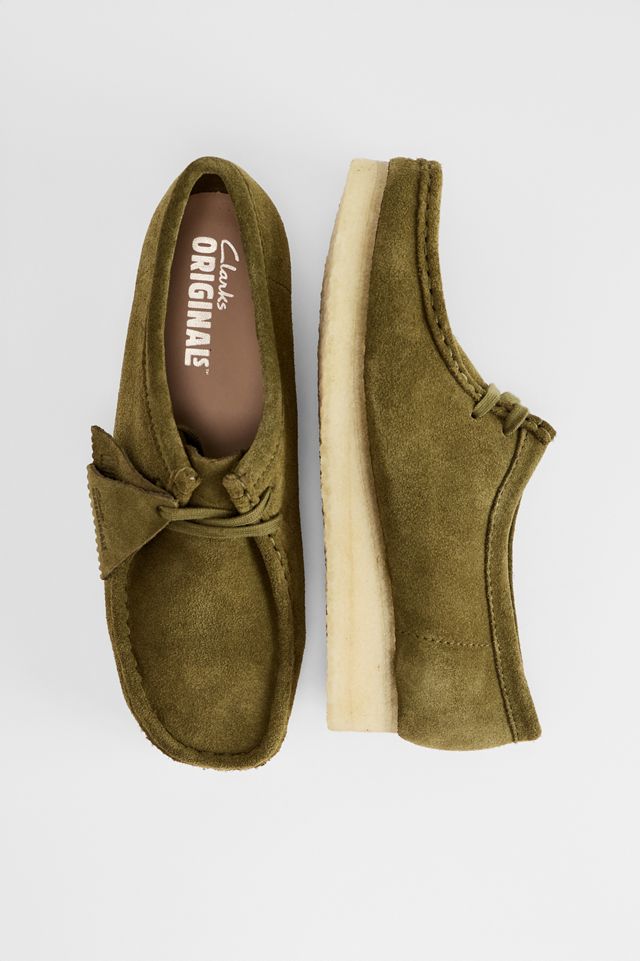 Scarpe in Camoscio Wallabee Olive Clarks Originals #1