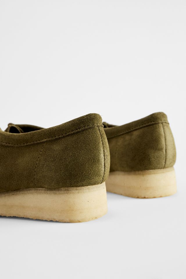 Scarpe in Camoscio Wallabee Olive Clarks Originals #4