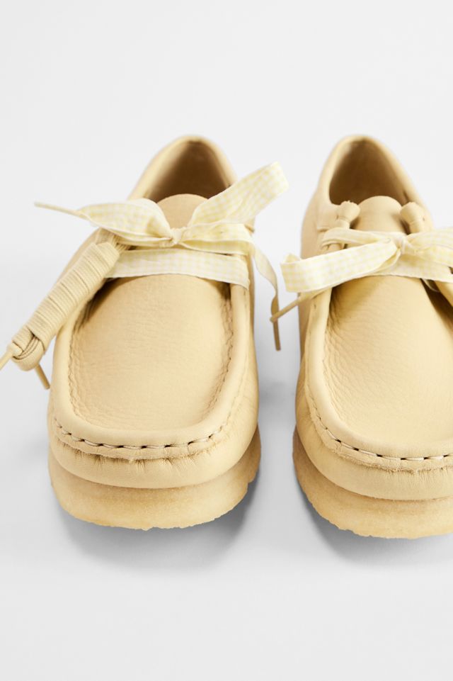 Chaussures en cuir jaune Wallabee Clarks Originals #2
