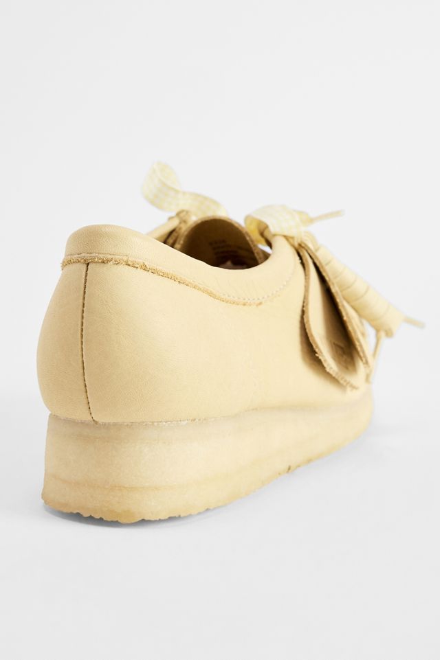 Chaussures en cuir jaune Wallabee Clarks Originals #4