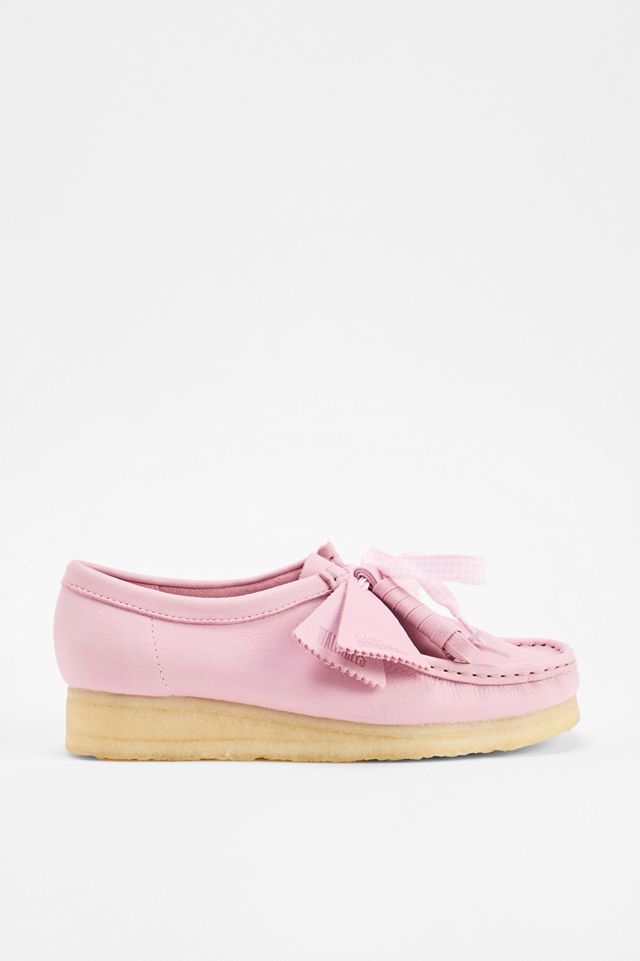 Zapatos de Cuero Wallabee Rosa Bebé Clarks Originals #2
