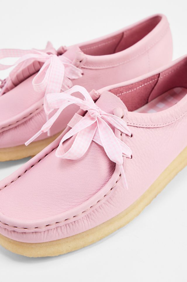 Zapatos de Cuero Wallabee Rosa Bebé Clarks Originals #3