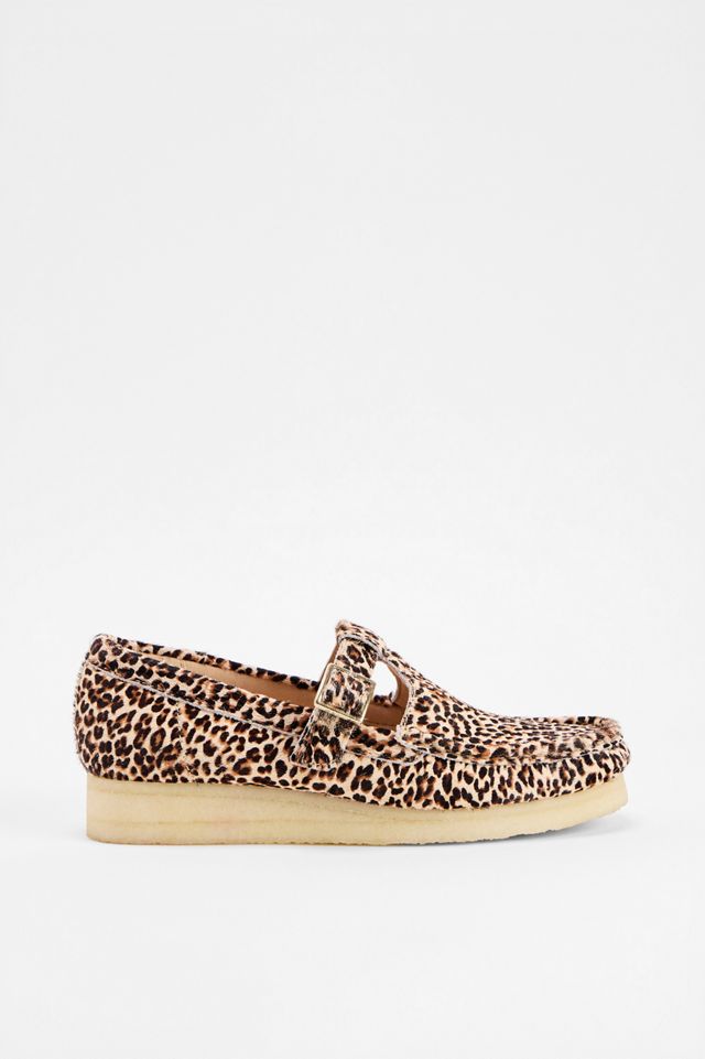 Chaussures Wallabee à barre en T à imprimé tigre Clarks Originals #2