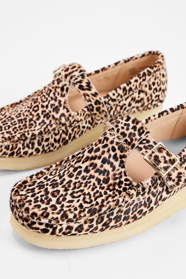 Chaussures Wallabee à barre en T à imprimé tigre Clarks Originals #3