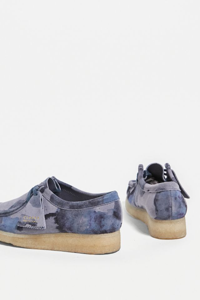 Clarks Originals - Chaussures Wallabee à imprimé camouflage bleues #3