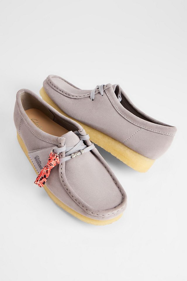 Clarks Originals Grey Wallabee Suede Shoes #1