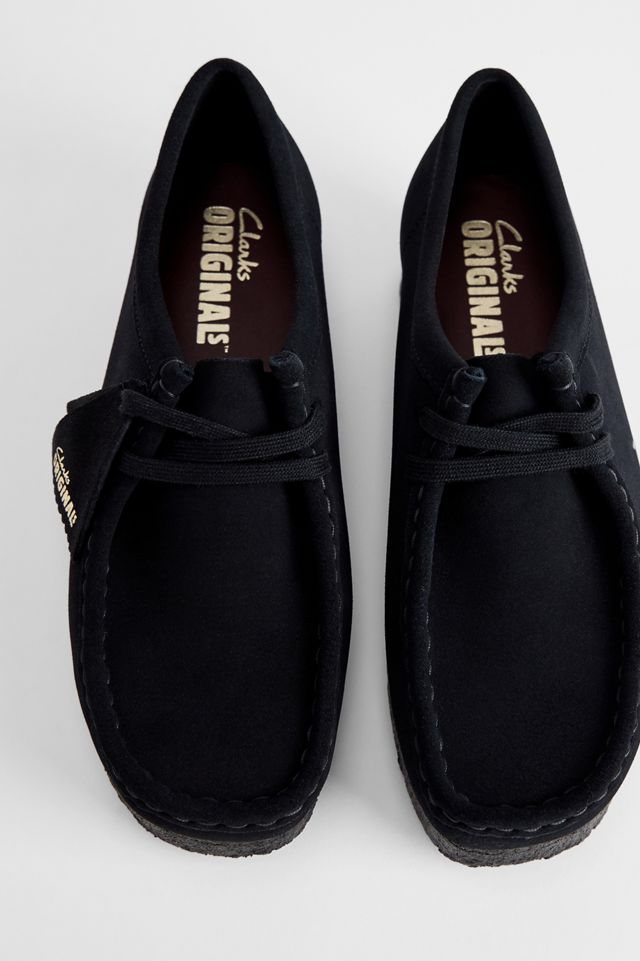 Clarks Originals Schwarze Wildleder Wallabee Schuhe #2