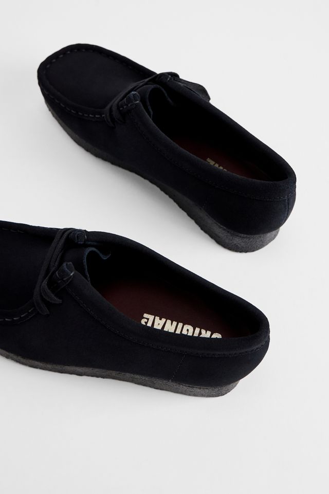 Clarks Originals Schwarze Wildleder Wallabee Schuhe #4