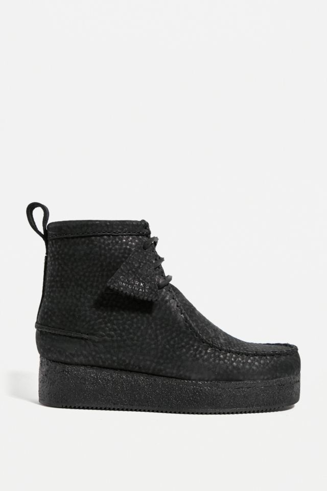 Clarks wallabee on sale craft black