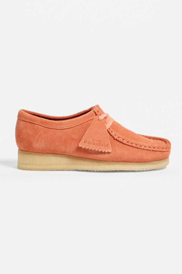 Clarks store wallabee coral