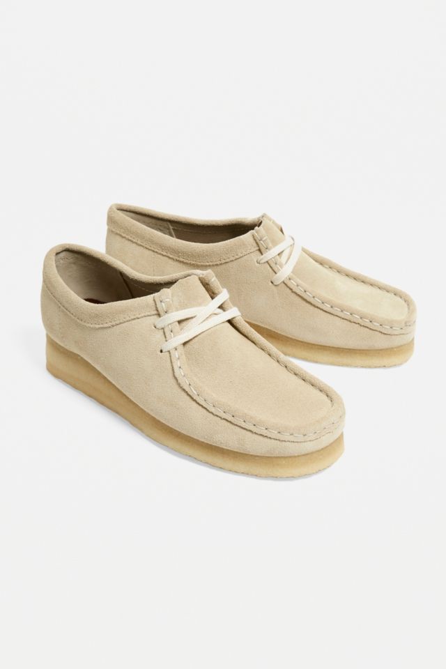 Clarks on sale wallabees cream