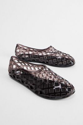 Juju UO Exclusive Black Kris Cut Out Shoes