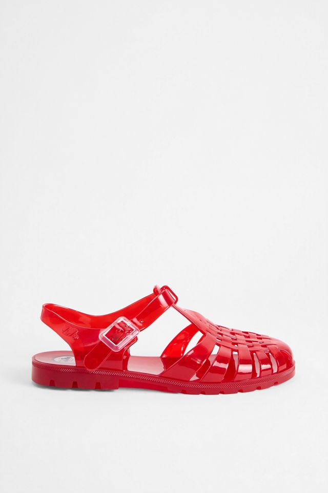 Juju Red Riley Fisherman Jelly Shoes #2