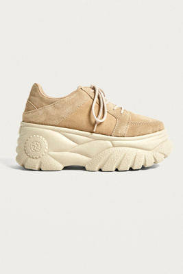 chunky tan trainers