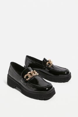 wide width lug sole loafers