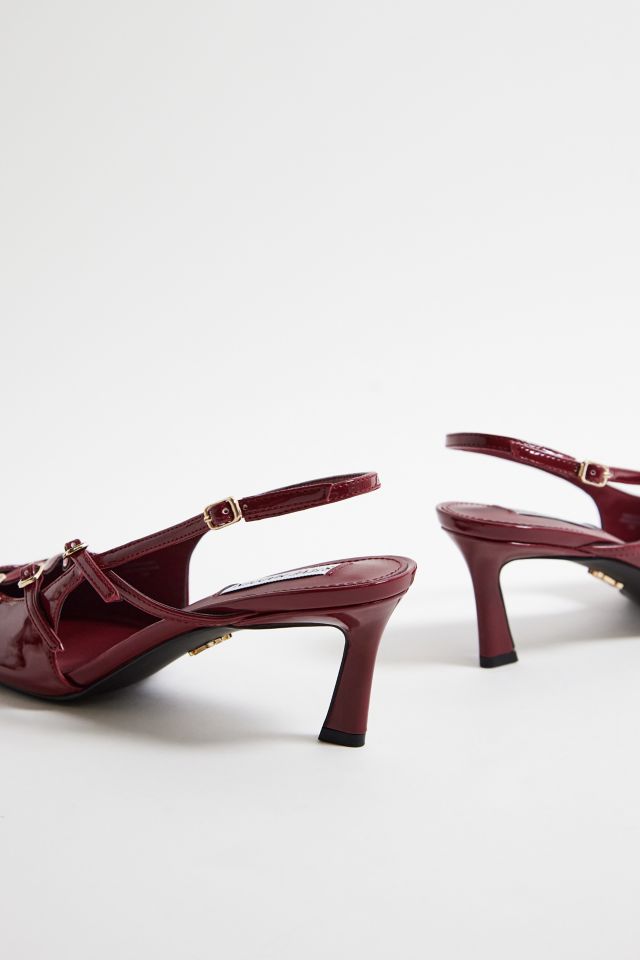 Steve madden burgundy heels deals