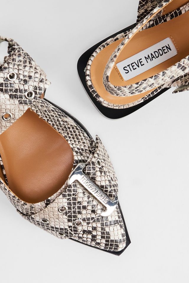 Steve Madden Snake Print Grand Ave Sandals #4