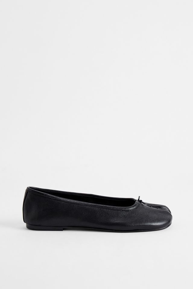 Steve Madden Schwarze Cipher Lederschuhe mit geteilter Zehenkappe #1