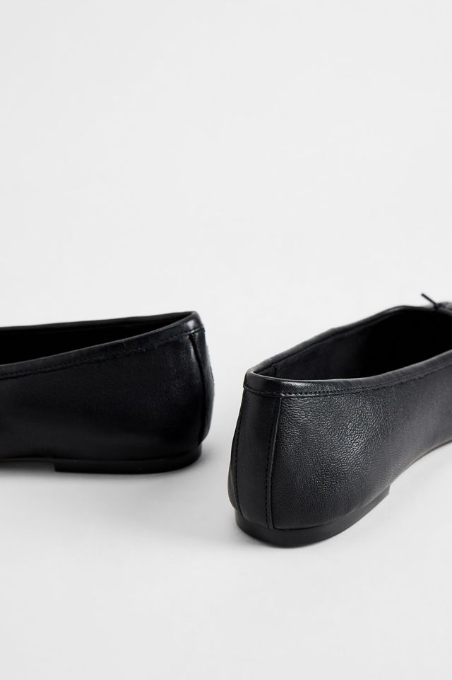 Steve Madden Schwarze Cipher Lederschuhe mit geteilter Zehenkappe #3