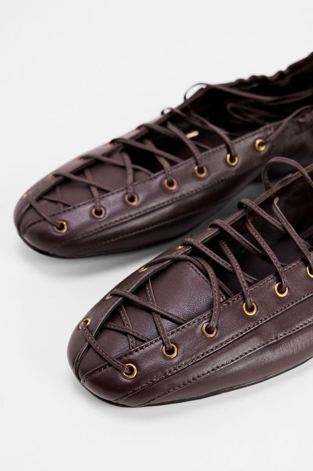 Zapatos de Ballet BRONX Brown Ser-Ajaa #3