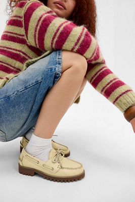 BRONX Yellow Sie-nna Boat Shoes