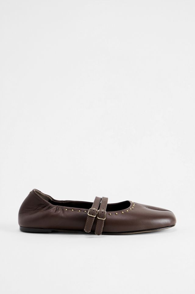 BRONX Braune Semm-ie Ballerina-Schuhe #2