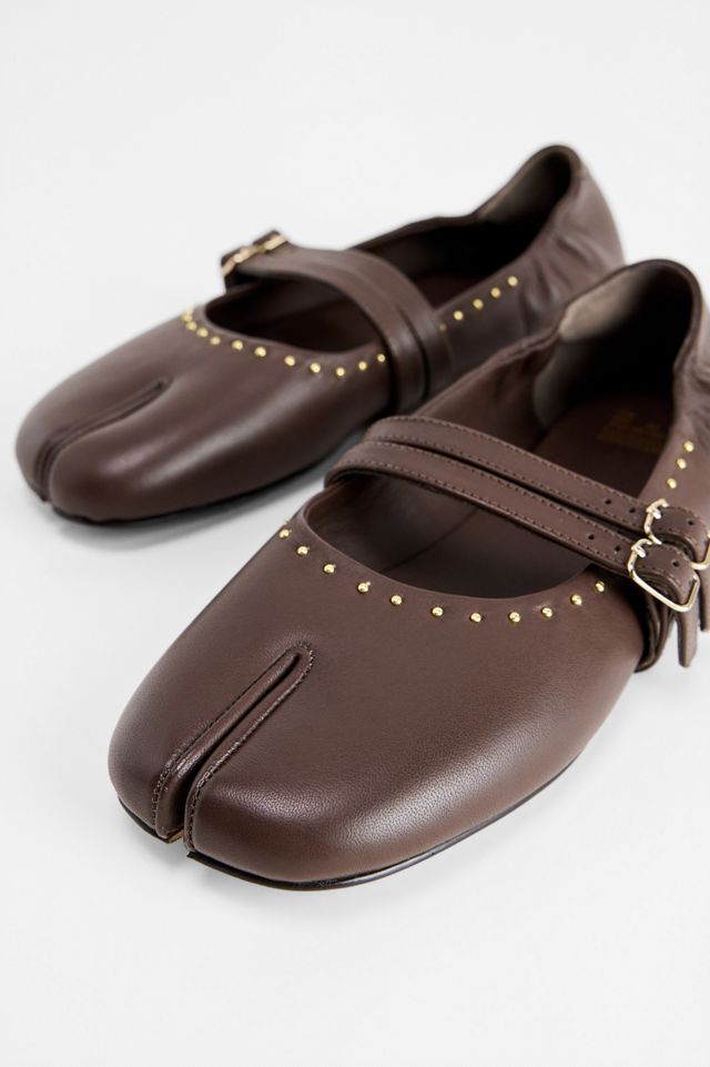 BRONX Braune Semm-ie Ballerina-Schuhe #3