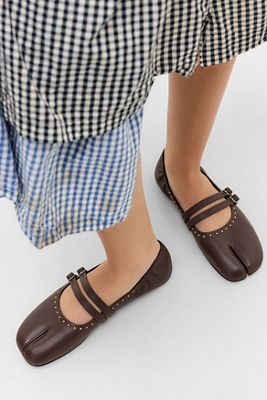 BRONX Scarpe da Balletto Marroni Semm-ie