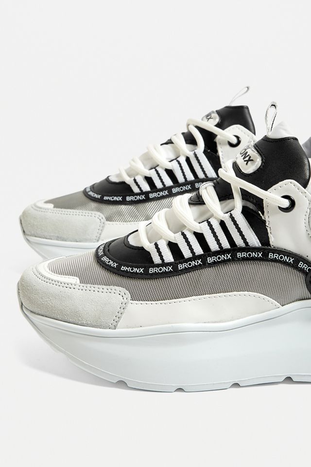 Bronx Grayson Black and White Trainers #1