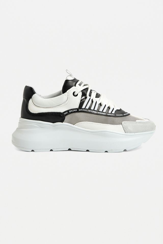 Bronx Grayson Black and White Trainers #2