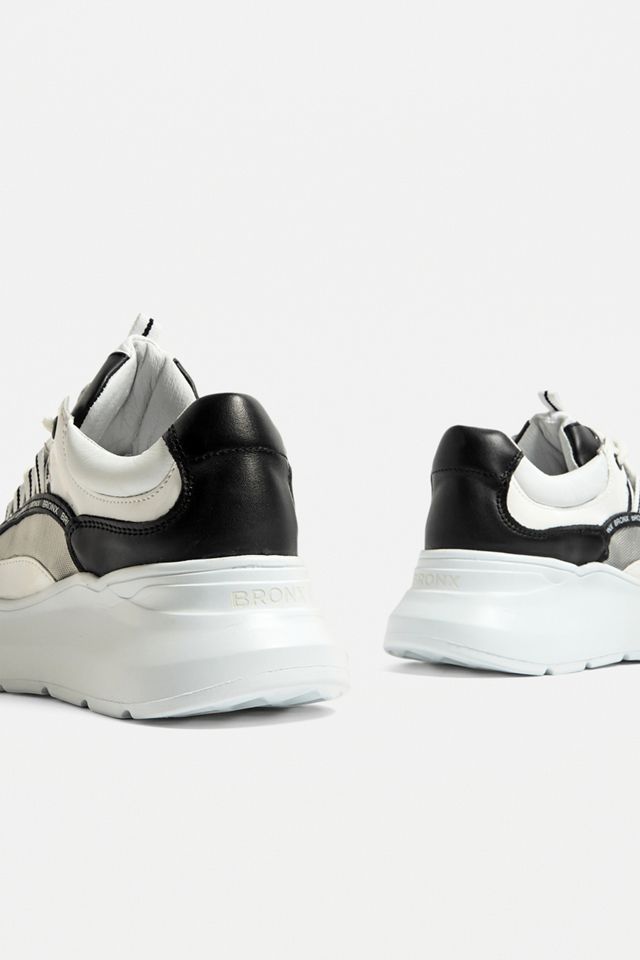 Bronx Grayson Black and White Trainers #3