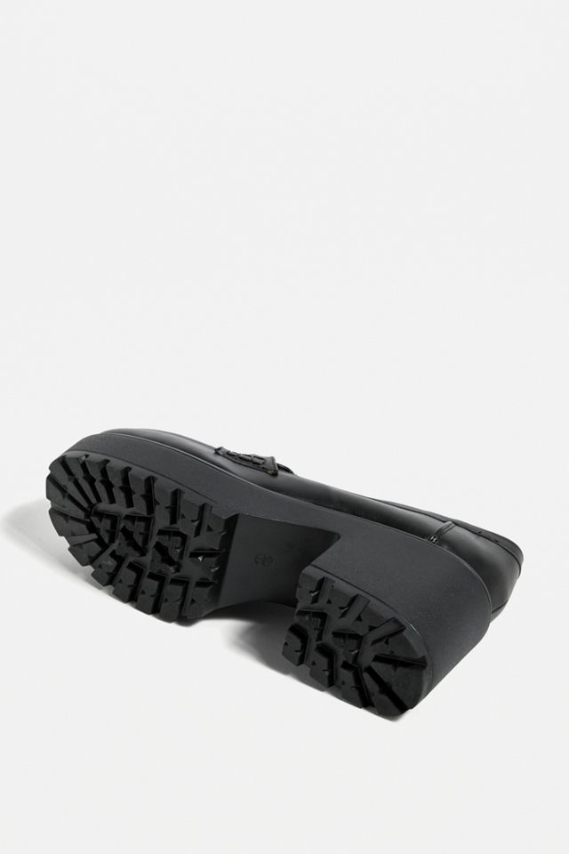 KOI - Mocassins à talon imitation cuir Vigo noirs #3