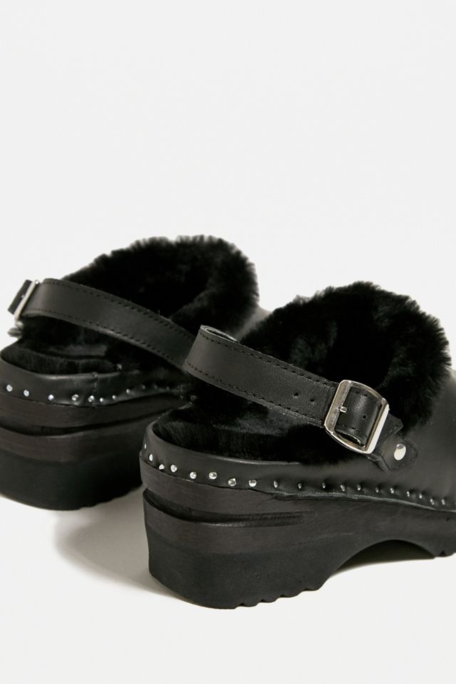 Troentorp - Sabots doublé en fourrure noirs #4