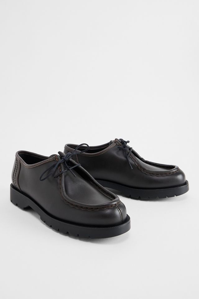 KLEMAN Maroon Padror Leather Derby Shoes #1