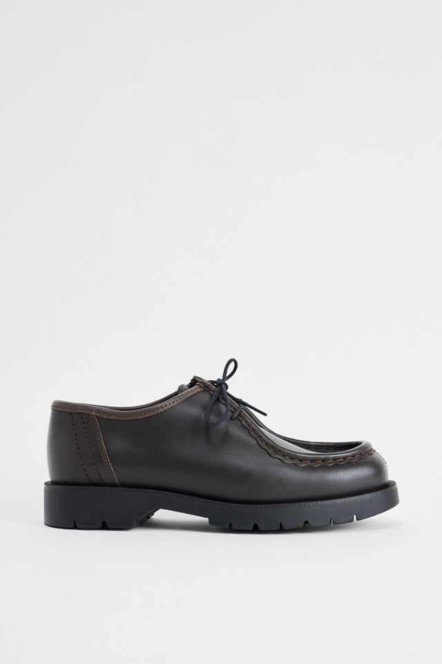 KLEMAN Maroon Padror Leather Derby Shoes #2