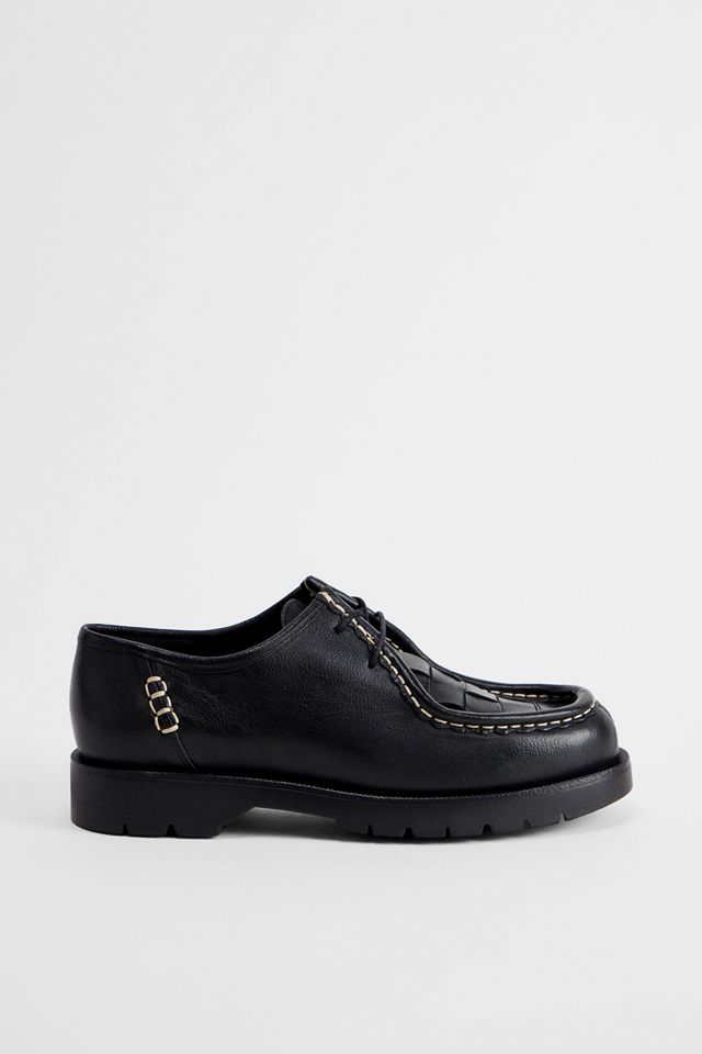 KLEMAN Black Padror Woven Leather Shoes #2