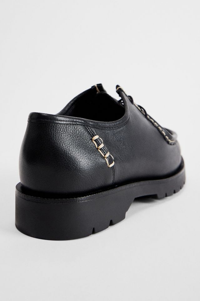 KLEMAN Black Padror Woven Leather Shoes #4
