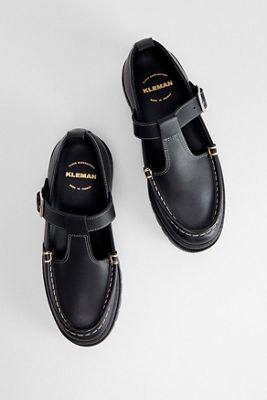 KLEMAN Black Rade Mary Jane Shoes