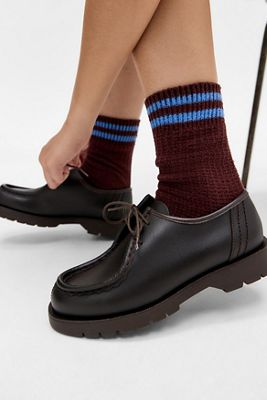 KLEMAN Brown Padror Leather Shoes