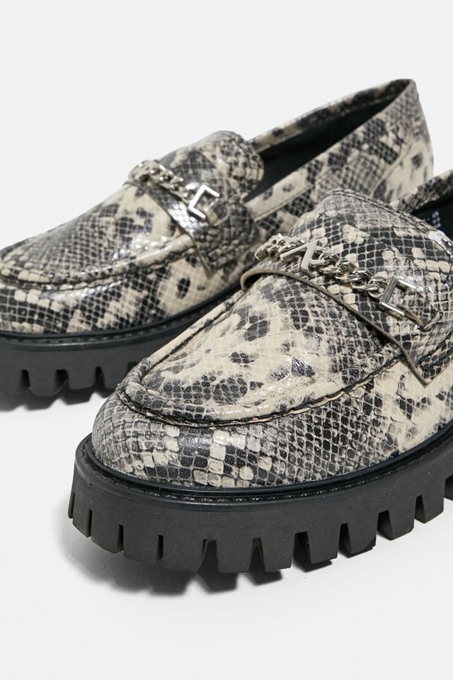 ASRA Snake Print Fiona Loafers #3