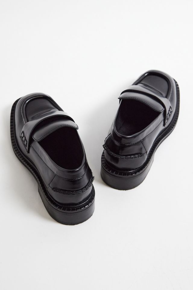 UO Square Leather Loafers #4