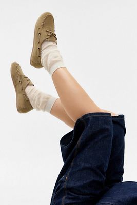BDG Wildleder-Bootsschuhe in Mink