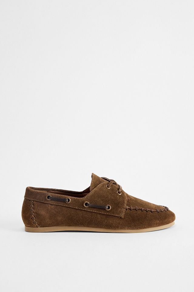 BDG Chocolate Suede Boat Shoes #2