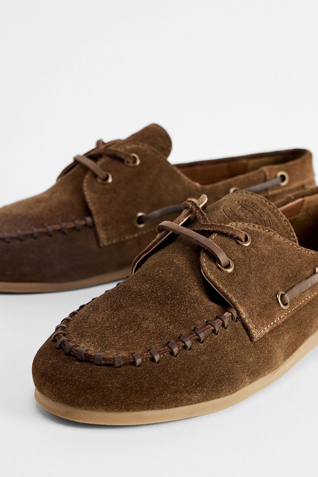 BDG Chocolate Suede Boat Shoes #3