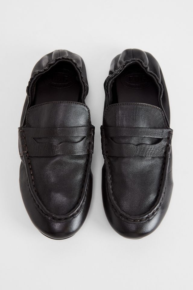 UO Mocasines de Cuero Arrugado Wren Marrones #1